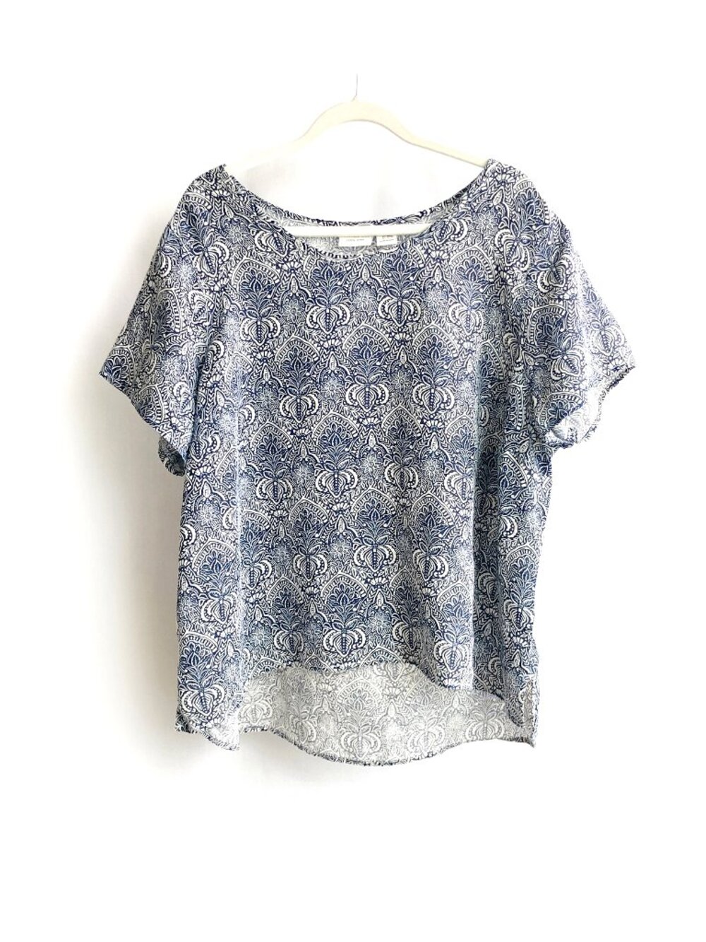 Rachel Zoe Linen Print Top